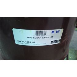 205 LITRE DRUM OF MOBILE 600 XP-150 GEAR OIL