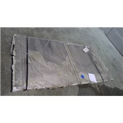 PALLET OF 3 4'X8' OF ALUMINUM EXPANDED METAL