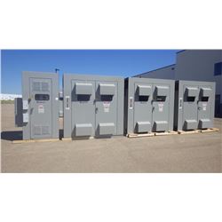 NO RESERVE...NEW UNUSED GENTEC (LOT OF 4 PIECES AS PICTURED) MODEL FT 1000 - 13.8 - 3600 - NEMA 4 AU