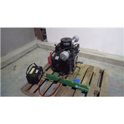 UNUSED KOHLER 28 HP TWIN CYLINDER AUGER ENGINE (CAN BE HEARD RUNNING)