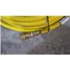 Image 2 : APPROX 50' KURITEC 1/2" 300 PSI YELLOW AIR HOSE WITH DELUXE LOCKING COUPLERS USA MADE