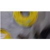 Image 1 : APPROX 50' KURITEC 1/2" 300 PSI YELLOW AIR HOSE WITH DELUXE LOCKING COUPLERS USA MADE
