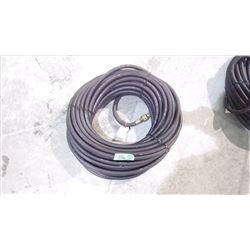 APPROX 50' SCOTT 3/8" PSI BLACK AIR HOSE WITH DELUXE LOCKING COUPLERS USA MADE