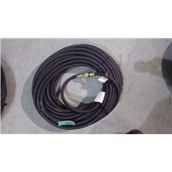 APPROX 50' SCOTT 3/8" PSI BLACK AIR HOSE WITH DELUXE LOCKING COUPLERS USA MADE