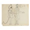 Image 1 : Original Marc Davis Gag Drawing of Wathel Rogers.