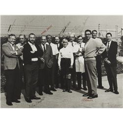 Signed WED Photo Featuring (12) Imagineers.