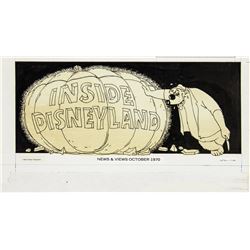 Inside Disneyland Original Artwork.