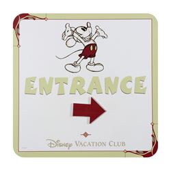 Disney Vacation Club Entrance Sign.