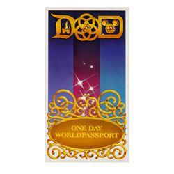 Disney Parks One Day "World Passport".