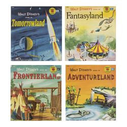 Set of (4) Disneyland Land Records.