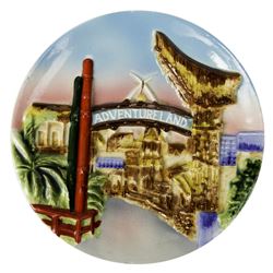 Adventureland 3-D Wall Plate.