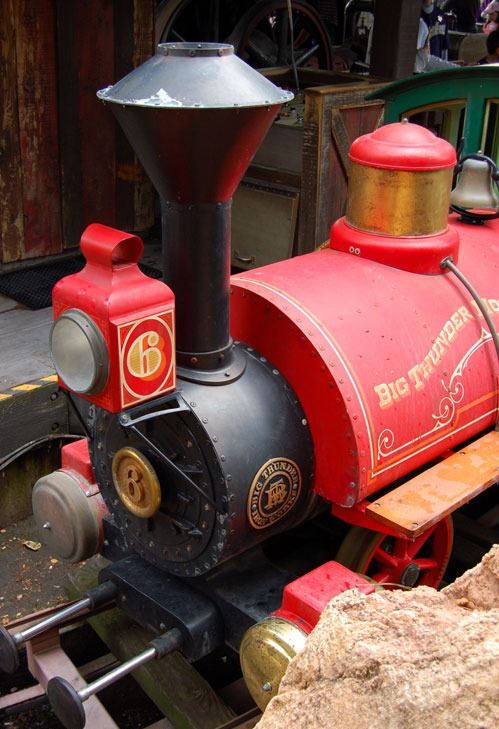 Big Thunder Mountain Railroad Locomotive Prop.
