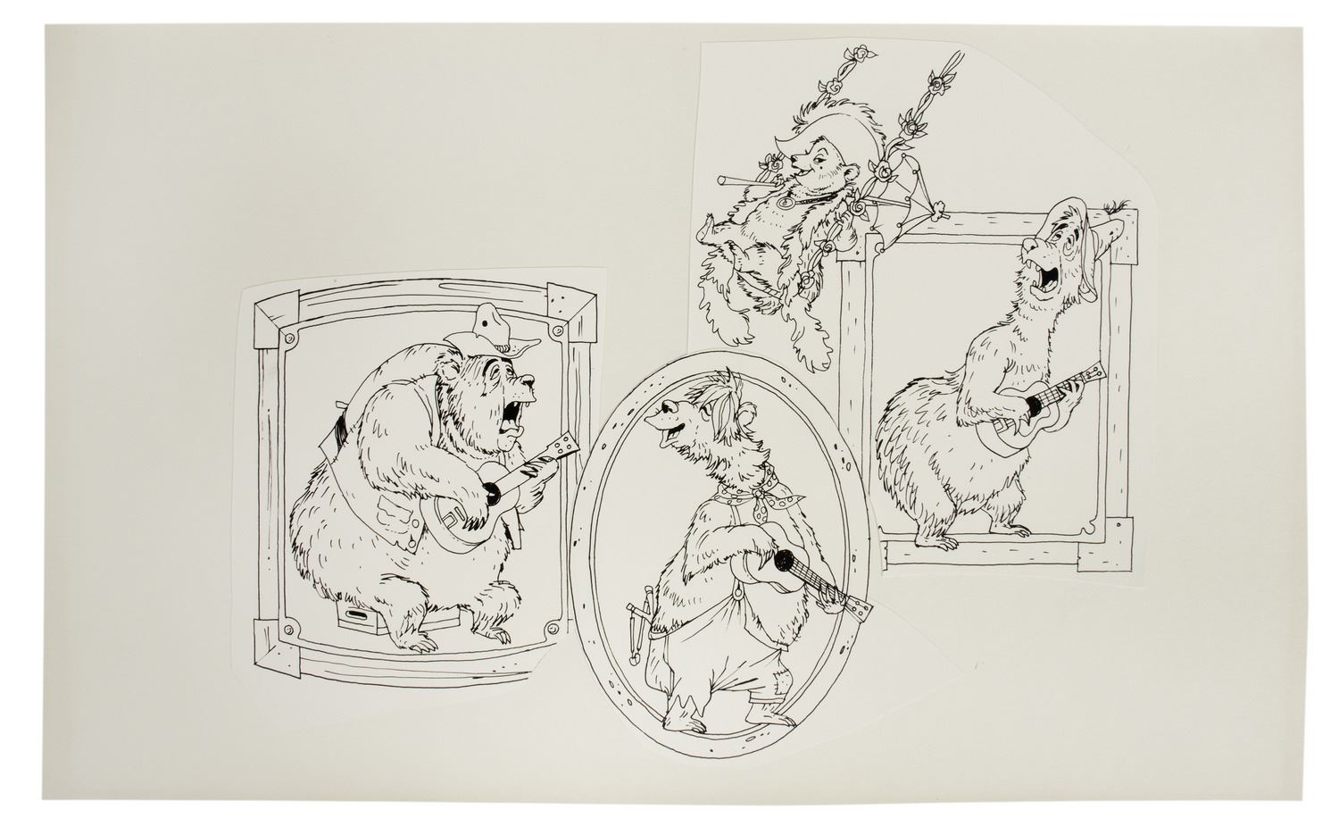 Original Promotional Artwork for "Country Bear Jamboree".