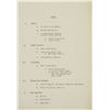 Image 2 : Original Ken Anderson "Haunted Mansion" Script.