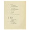Image 3 : Original Ken Anderson "Haunted Mansion" Script.