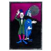Haunted Mansion Hitchhiking Ghosts Foil Poster.