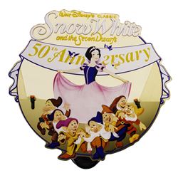 Snow White 50th Anniversary Lamppost Sign.