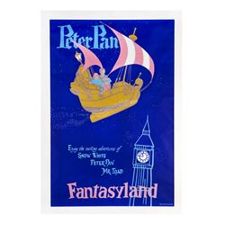 Peter Pan's Flight Attraction Poster.