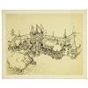 Image 1 : Ken Anderson "Peter Pan's Flight" Building Concept Drawing.