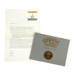 EPCOT Center Grand Opening Coin.