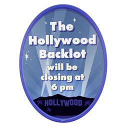 Hollywood Backlot Sign.