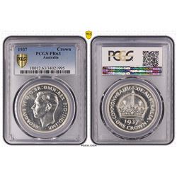 1937 Australian Crown - PCGS PR 63