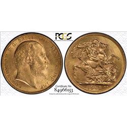 1903-P Australian Sovereign - PCGS MS 62