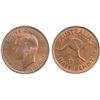 Image 1 : 1943(m) Australian Half Penny - PCGS MS 64RB