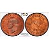 Image 1 : 1943(m) Australian Half Penny - PCGS MS 65RB