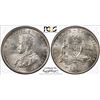 Image 1 : 1917-M Australian Florin - PCGS MS 64