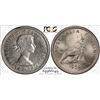 1954(m) Australian Royal Visit Florin - PCGS MS 63