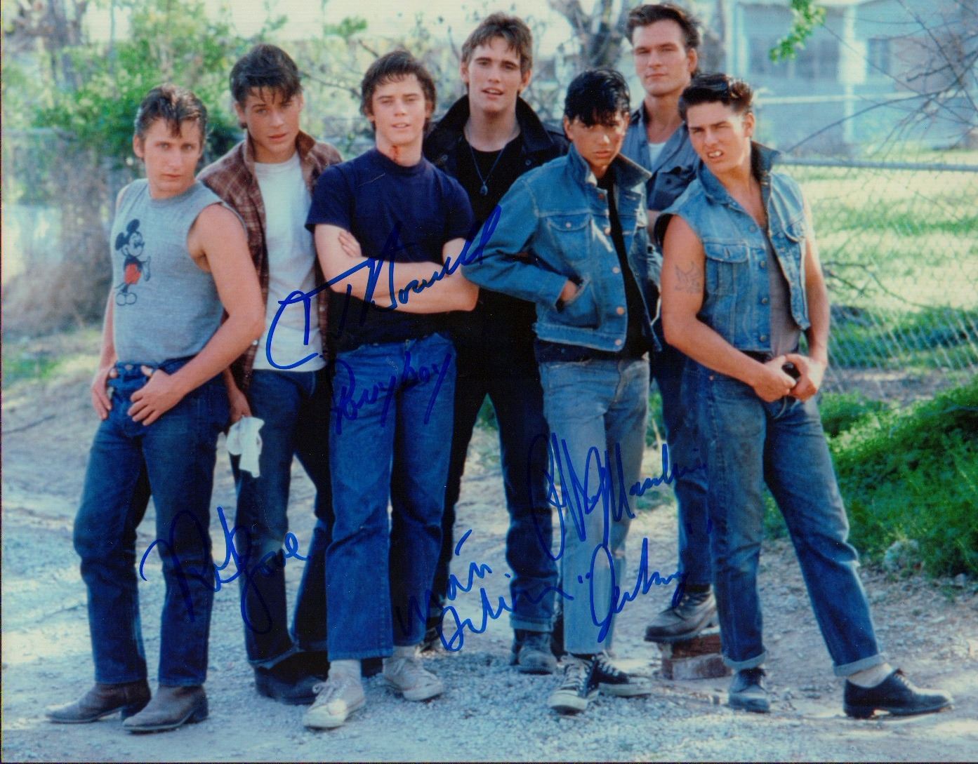 Cast Of The Outsiders Signed 11x14 Photo cast-of-the-outsiders-signed-11x14-photo