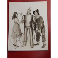 Judy Garland Vintage Signed The Wizard of Oz 7x9 Press Photo