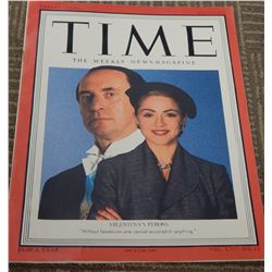 Madonna Evita Prop Time Magazine