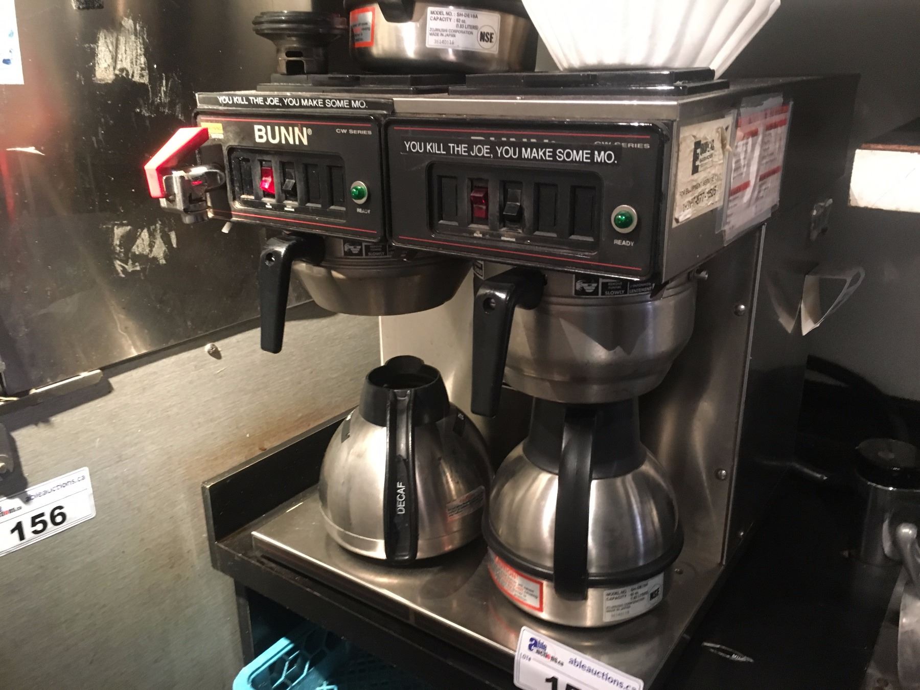 BUNN DOUBLE POT COFFEE MAKER bunn-double-pot-coffee-maker