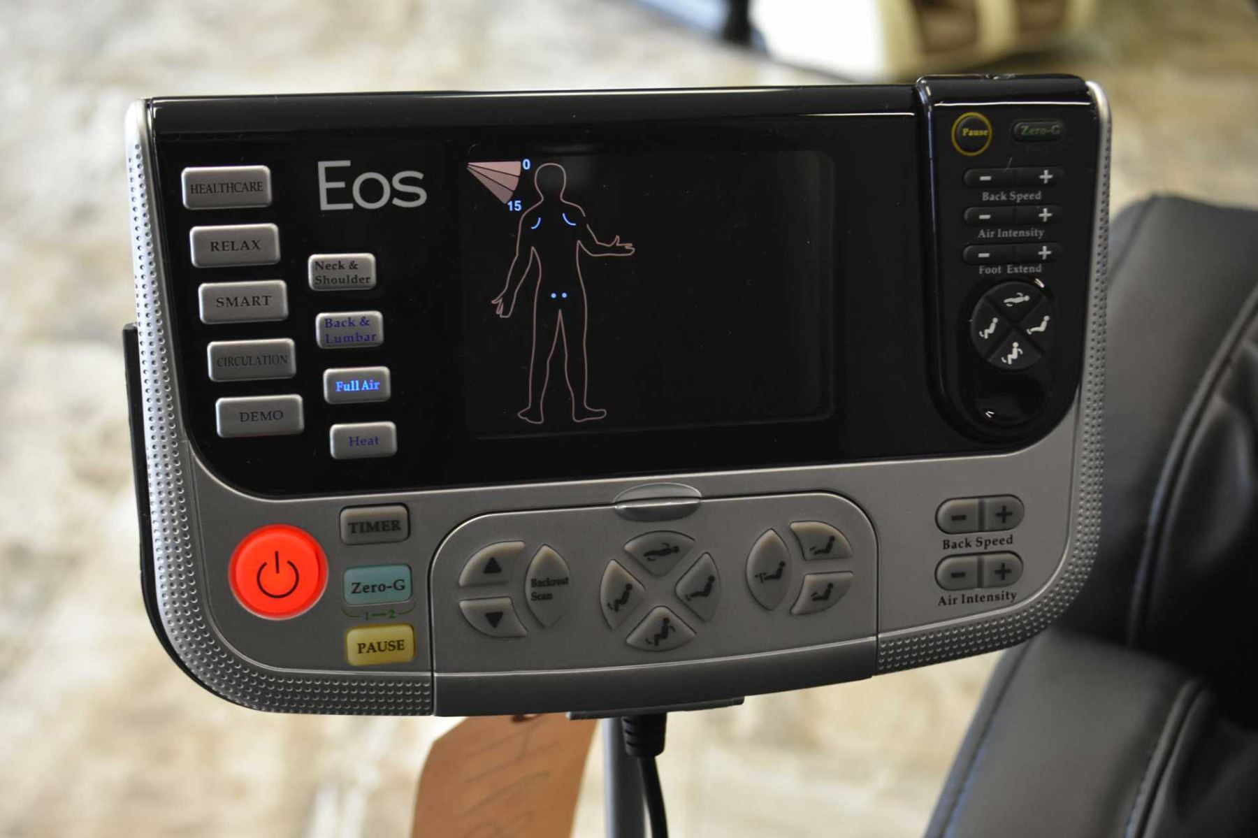 Eos SMART chair-zero gravity massage chair, model # Eos-601 with ...
