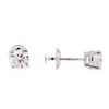 Image 2 : 1.00 ctw Diamond Stud Earrings - 14KT White Gold