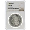 Image 1 : 1879-S NGC MS63 Morgan Silver Dollar