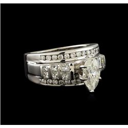 2.11 ctw Diamond Ring - 14KT White Gold