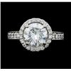 Image 2 : 2.28 ctw Diamond Ring - 14KT White Gold