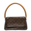 Image 1 : Louis Vuitton Monogram Canvas Leather Looping PM Shoulder Bag