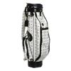 Image 2 : MCM White Leather Monogram Blue Trim Golf Bag