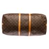 Image 4 : Louis Vuitton Monogram Canvas Leather Keepall 50 cm Bandouliere Duffle Bag