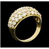 Image 4 : 3.10 ctw Diamond Ring - 18KT Yellow Gold