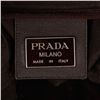 Image 6 : Prada Brown Nylon Leather Double Handle Zipper Duffle Bag