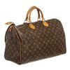 Image 3 : Louis Vuitton Monogram Canvas Leather Speedy 40 cm Bag