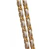 Image 5 : Chanel Gold Chain Link and White Leather 31 Rue Cambon Medallion Belt