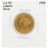 Image 1 : 1908 $5 Liberty Head Half Eagle Gold Coin