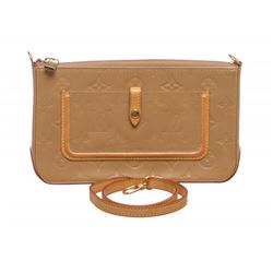 Louis Vuitton Beige Vernis Mallory Bag