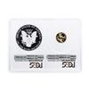 Image 2 : 2016-W American Silver & Gold Eagle 30th Anniversary Proof Bimetallic Set PCGS P